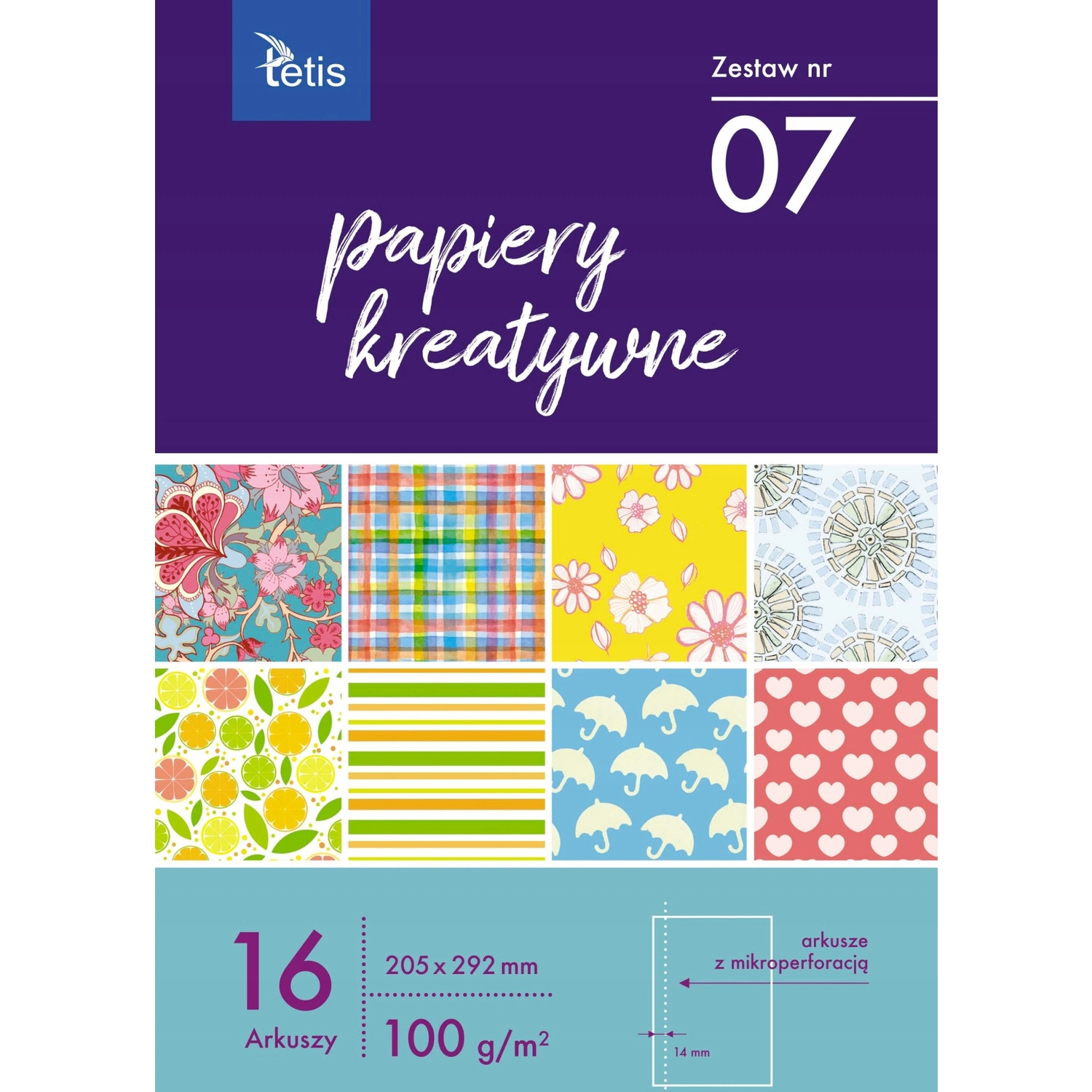Zeszyt Papierów Kreatywnych A4 TETIS KB030
