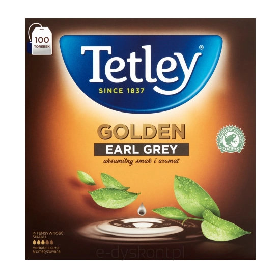 Herbata Czarna TETLEY GOLDEN EARL GREY