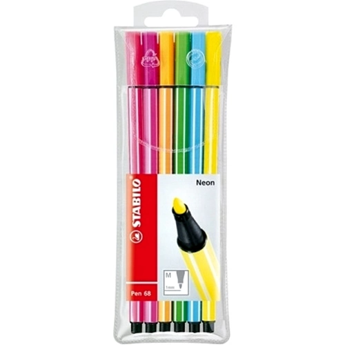 Flamastry STABILO PEN 68 Neon