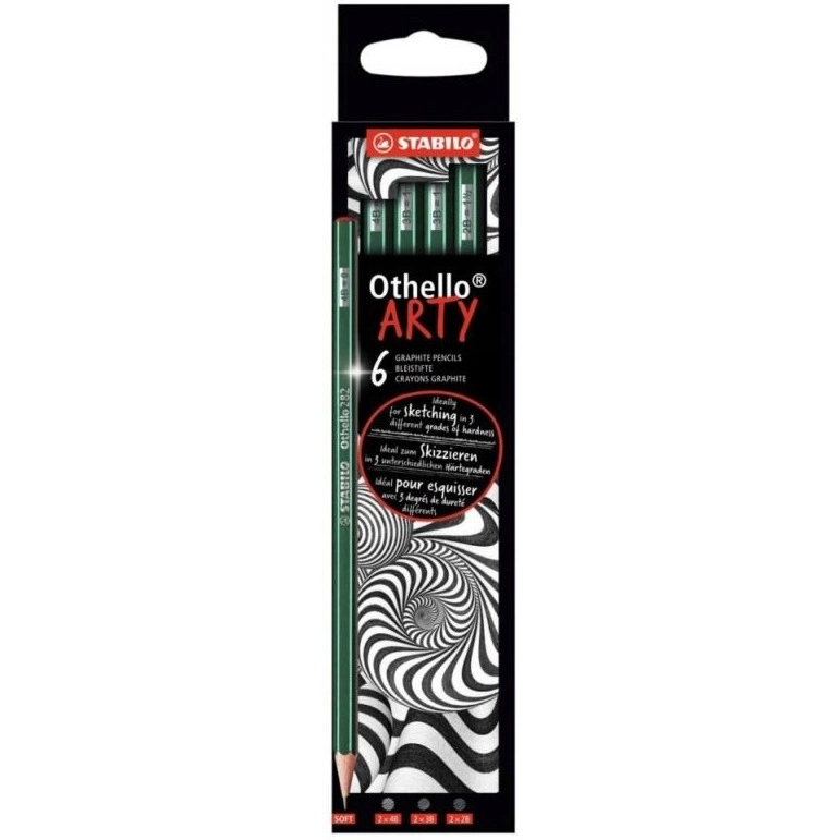 Ołówki Stabilo Othello Arty Soft - zestaw 6 sztuk