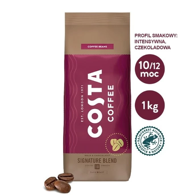 Kawa ziarnista Costa Caffee Crema Signature Blend Dark Roast