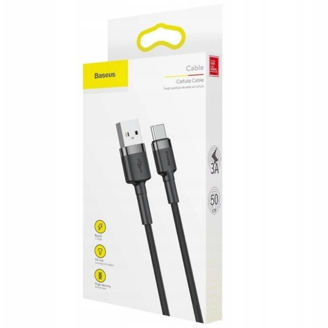  Kabel USB do USB-C Baseus Cafule 3A