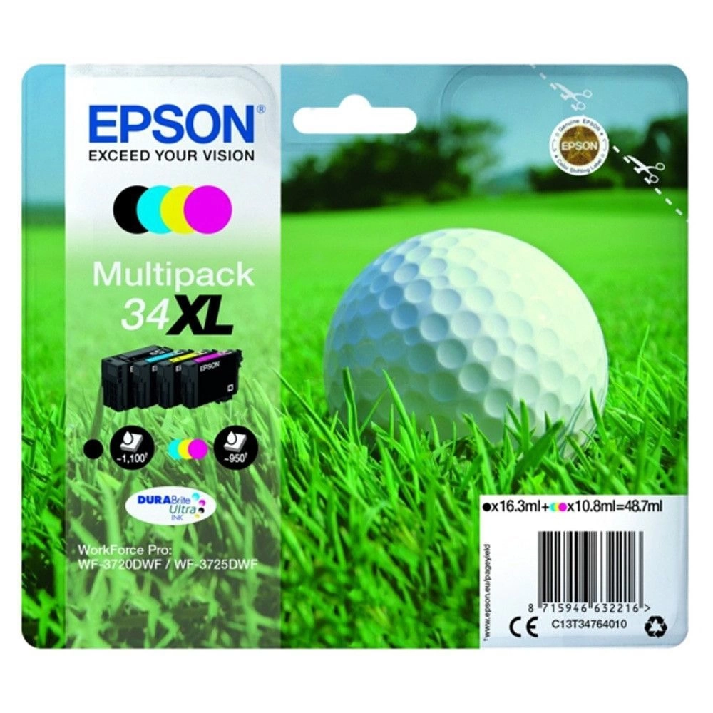 Tusze Epson 34XL [C13T34764010] komplet